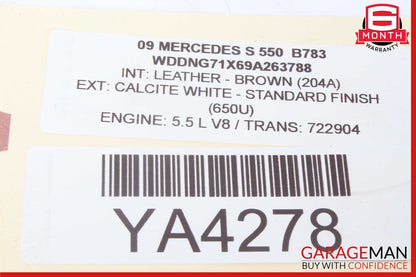 07-14 Mercedes W221 S400 CL550 CL600 CL65 AMG Gas Accelerator Pedal