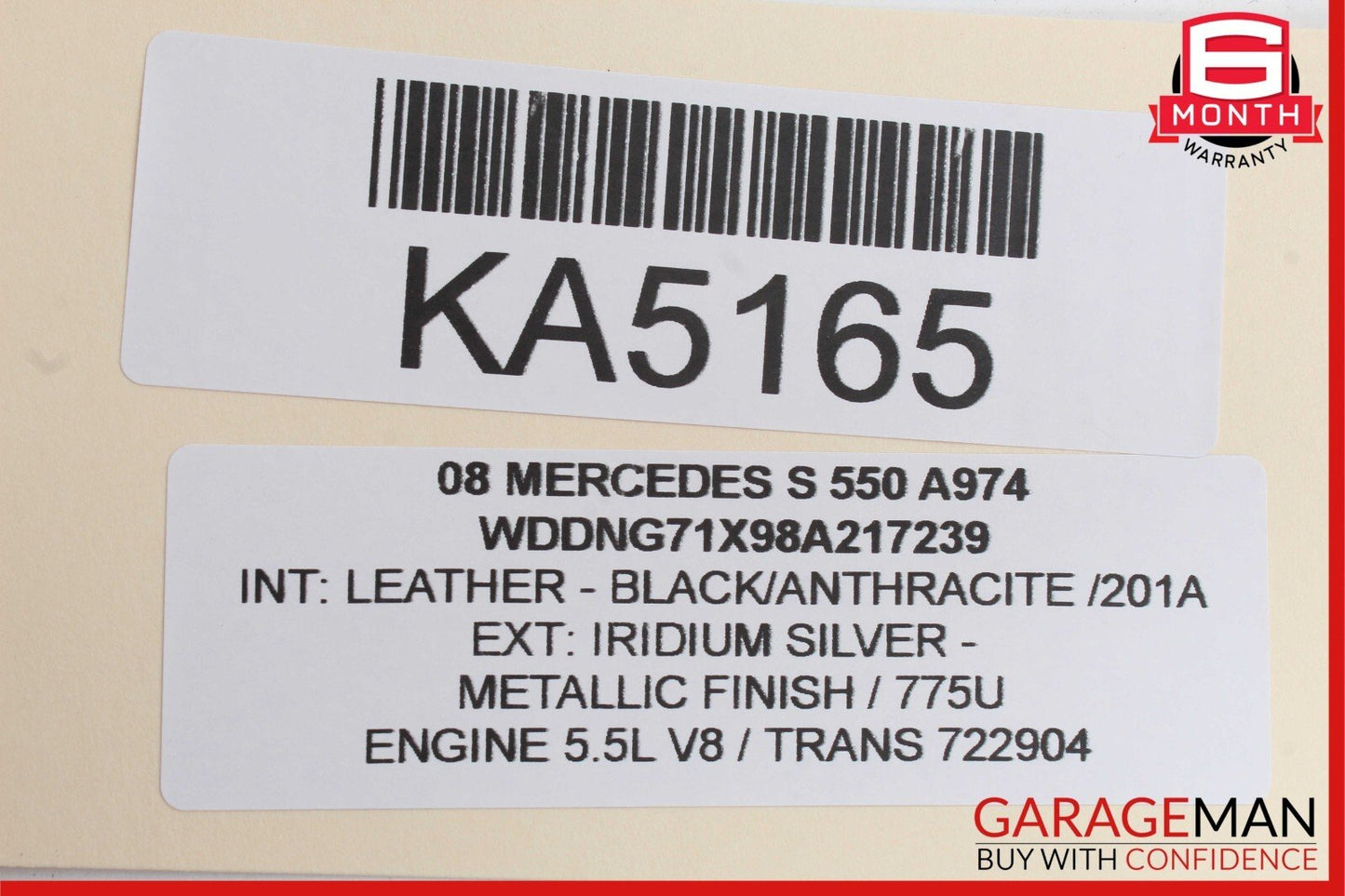 07-09 Mercedes W221 S550 CL550 Instrument Cluster Speedometer 0263650212 OEM