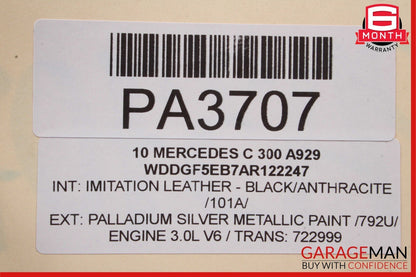 08-14 Mercedes W204 C300 C350 AMG Sport Left Driver Rocker Panel Side Skirt OEM