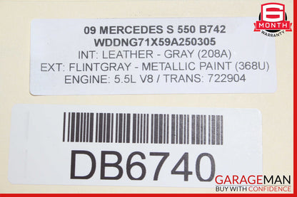 07-14 Mercedes W221 S550 CL550 Front Bumper Reinforcement Impact Crash Bar Rebar