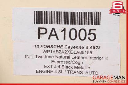 11-17 Porsche Cayenne 958 S 4.8L AT Automatic Transmission Assembly OEM