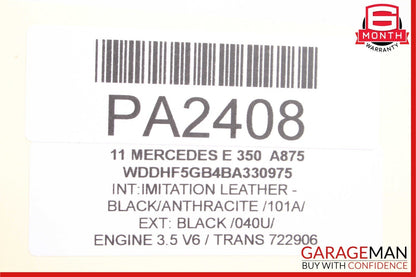 10-16 Mercedes W212 E350 E550 Pano Panoramic Roof Sunshade Roller Blind Cover