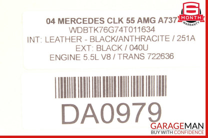 01-07 Mercedes W209 CLK55 AMG C320 Front Right Side Door Control Module Unit