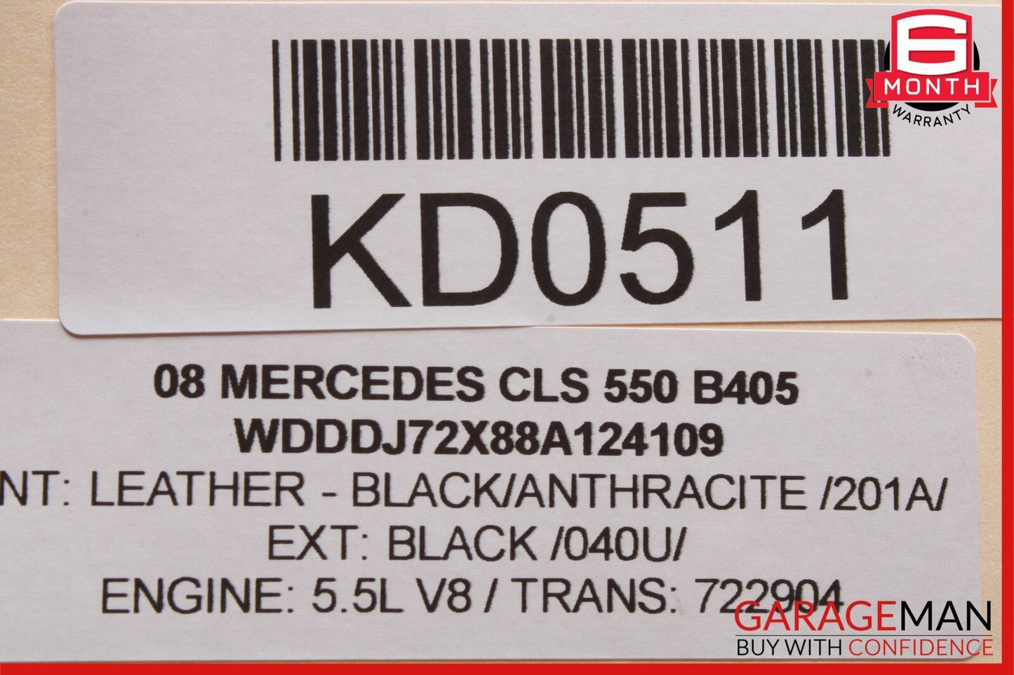03-13 Mercedes W219 CLS550 ML350 R350 Front Right Side Seat Control Module OEM