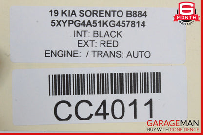 19-20 Kia Sorento Water Cooling Radiator A/C Condenser OEM