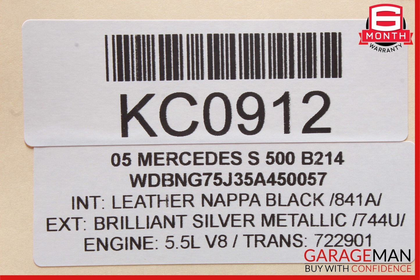 03-07 Mercedes C240 SL500 S55 AMG CD Changer 6 Disk Player w/ Magazine MC3330