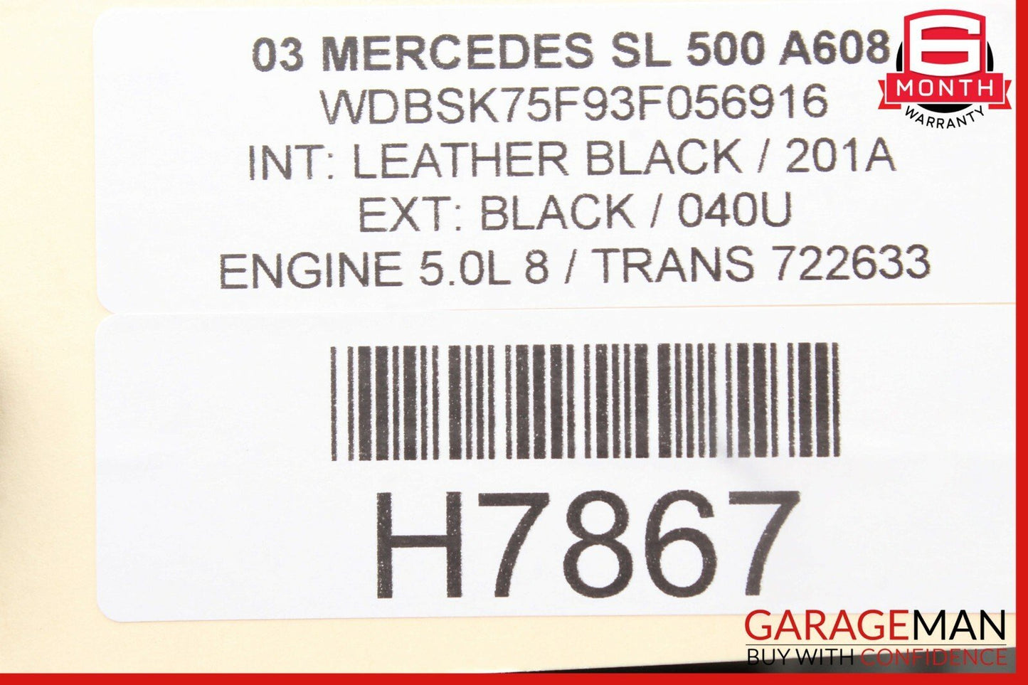 Mercedes R230 SL550 CL550 CL600 Seat Belt Seatbelt Tension Sensor Module Unit