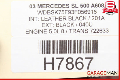 Mercedes R230 SL550 CL550 CL600 Seat Belt Seatbelt Tension Sensor Module Unit