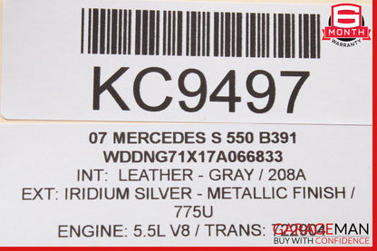 07-13 Mercedes W221 S550 S63 Front Left Driver Side Under Seat Control Unit OEM