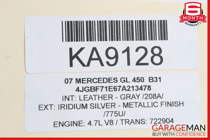 06-13 Mercedes GL350 GL450 ML500 R350 AC Air A/C Condenser Cooler 2515000054 OEM