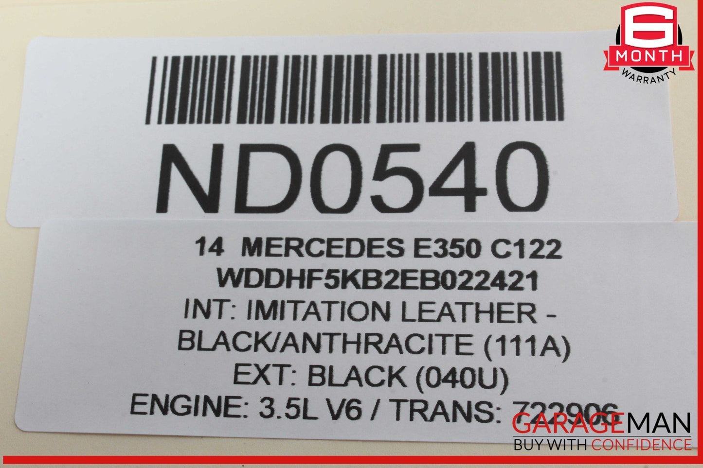 08-16 Mercedes W212 E350 GLK350 Front Right Side Door Window Regulator Motor OEM