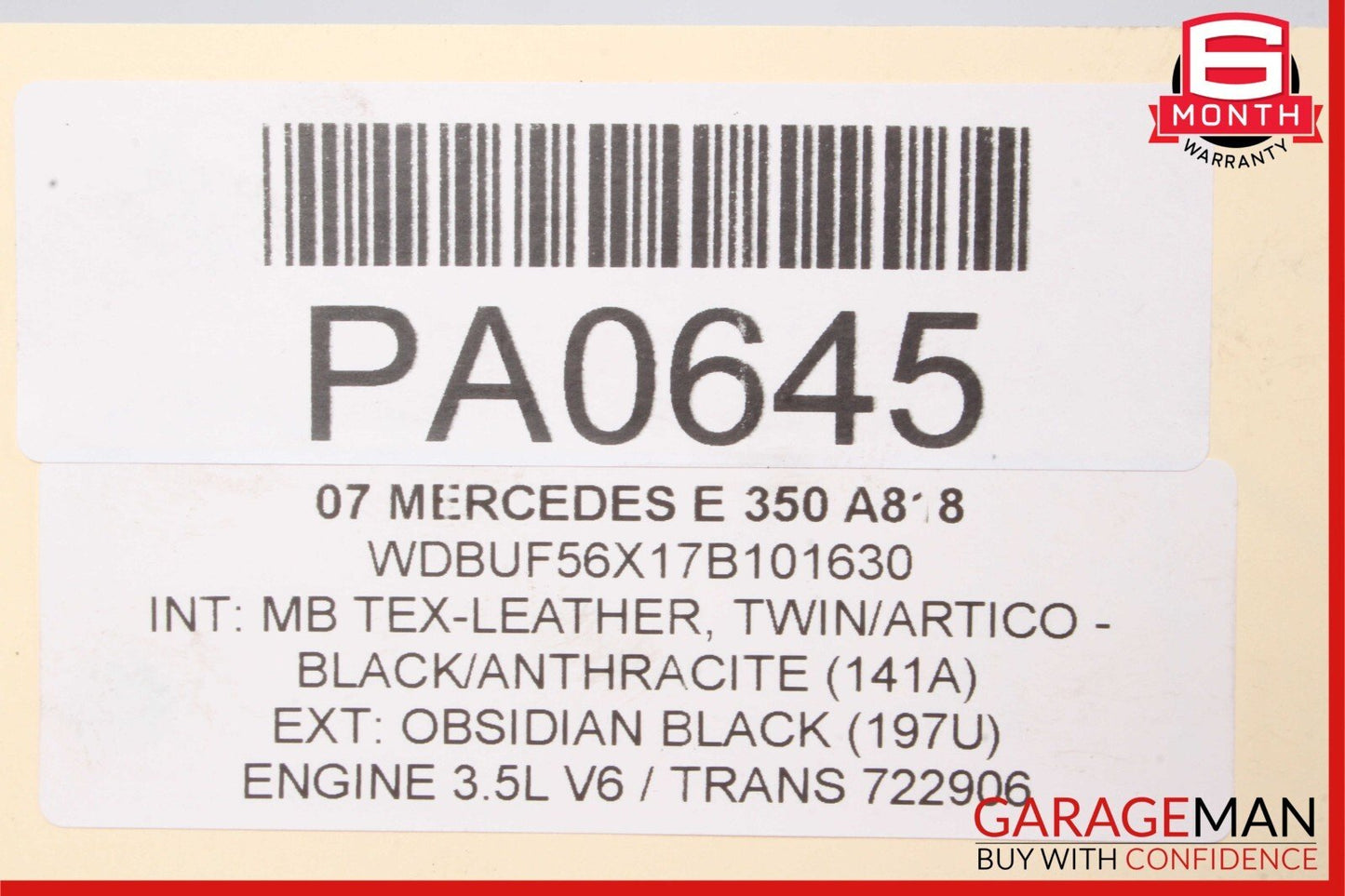 03-09 Mercedes CLS550 E350 E500 AC A/C Air Conditioning Condenser 2115001154 OEM