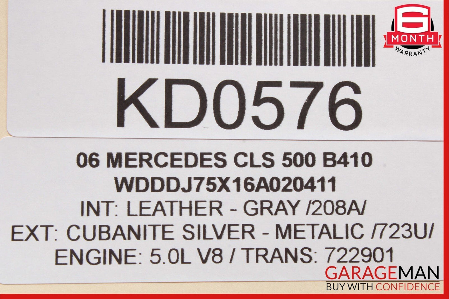 06-11 Mercedes W219 CLS500 CLS550 Left Driver Side Door Tweeter Speaker Trim OEM