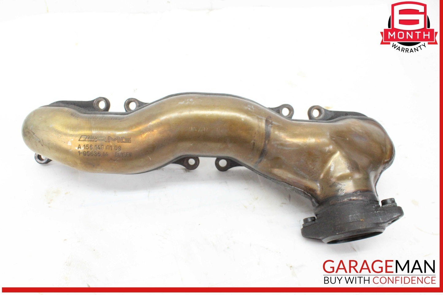 07-15 Mercedes W204 C63 E63 SL63 AMG 6.3L Left Side Exhaust Manifold OEM