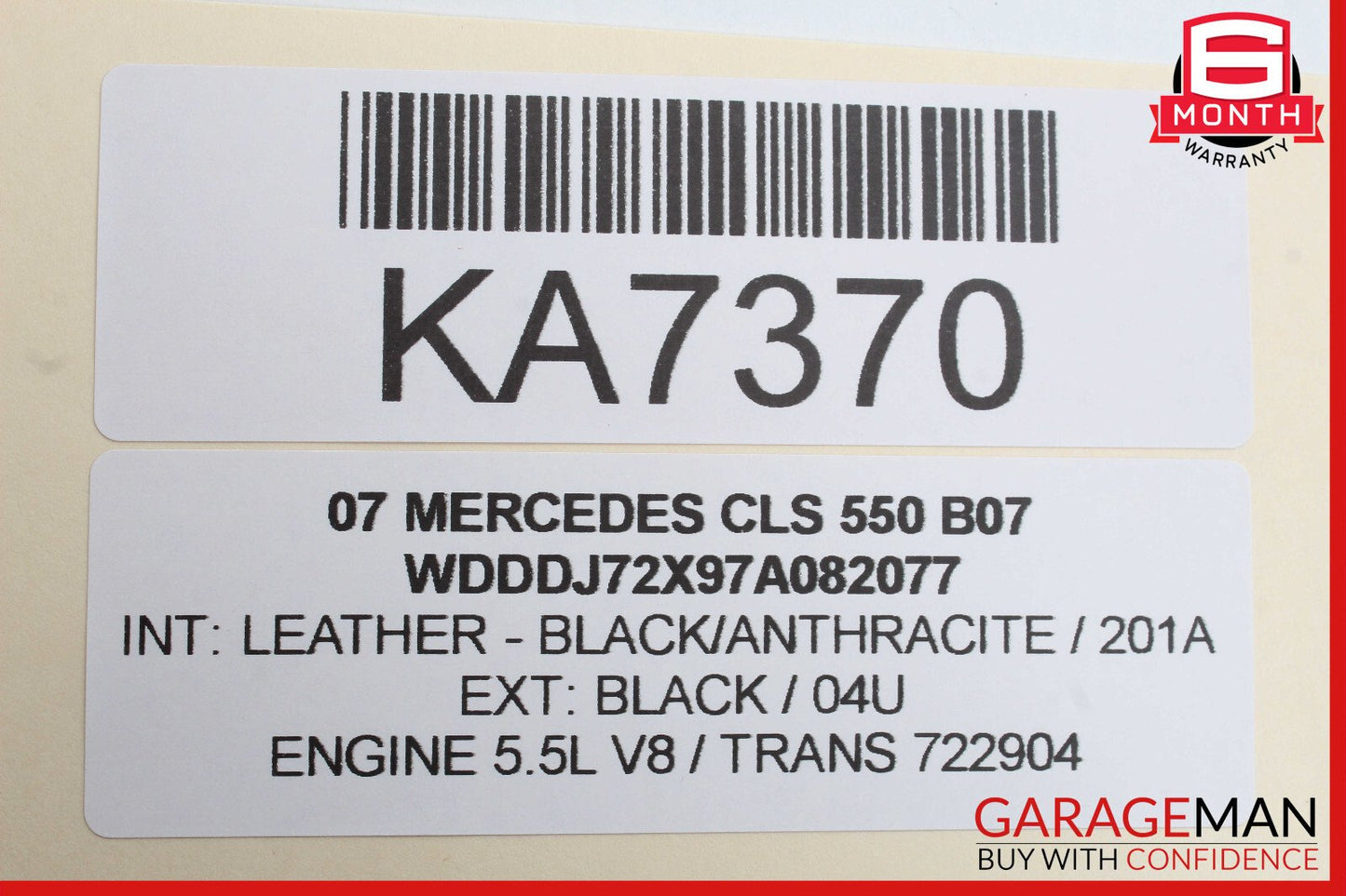 03-12 Mercedes W219 CLS550 GL350 E350 Seat Control Module Left Side OEM