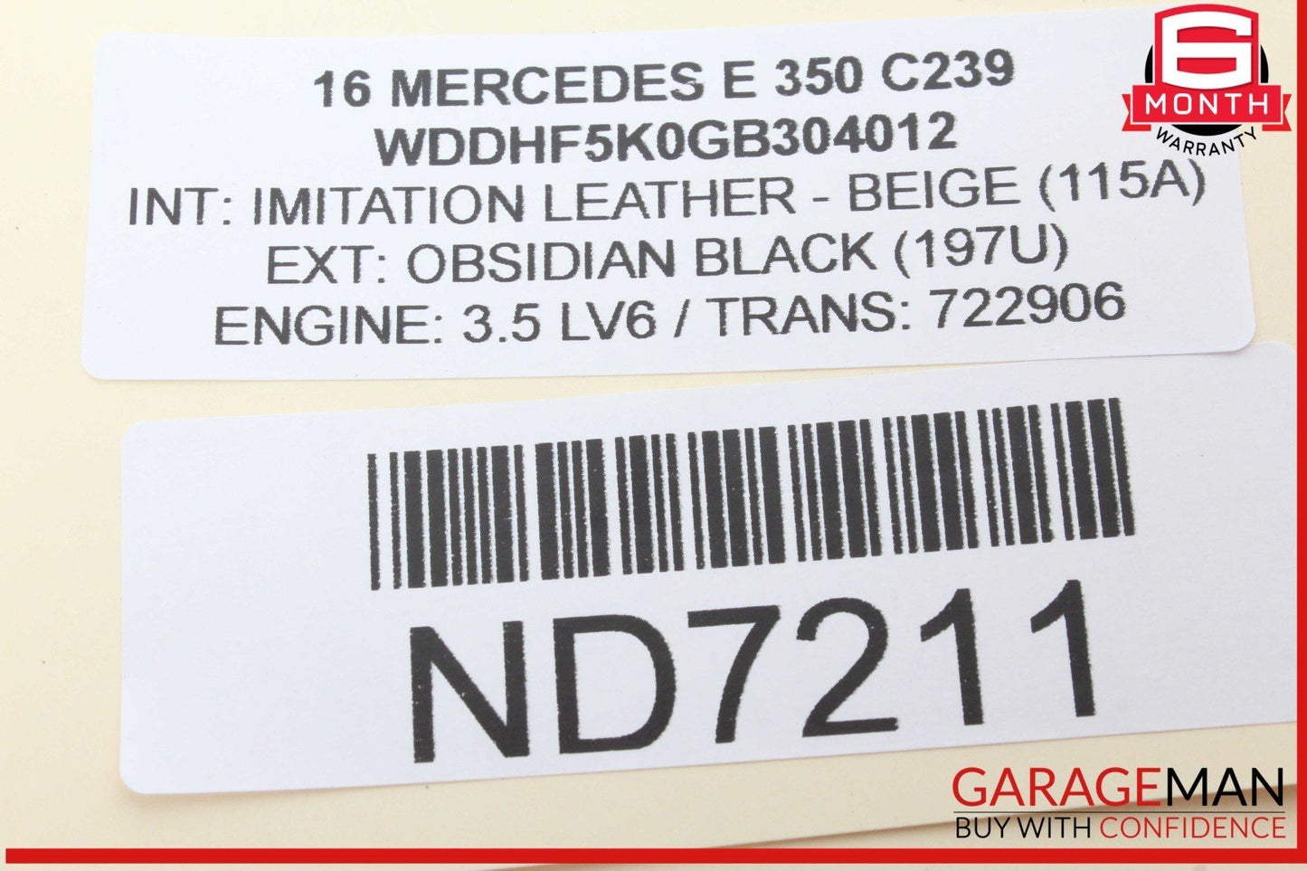 08-20 Mercedes W212 E350 C300 Front Right Side Seat Control Module Unit OEM
