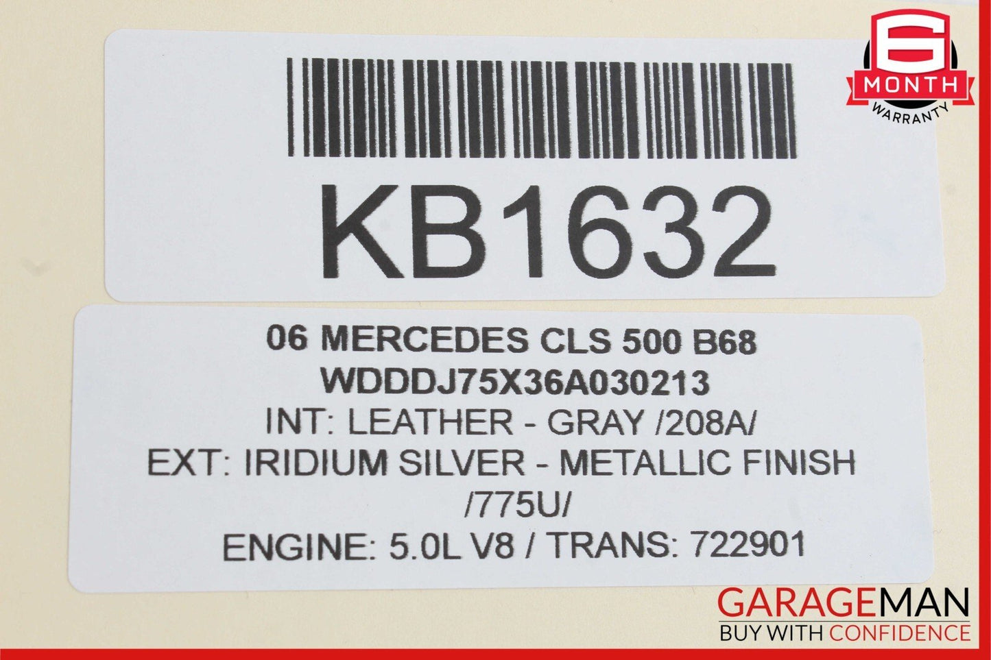 06-11 Mercedes W219 CLS550 Front Right Keyless Go Door Lock Latch Actuator OEM
