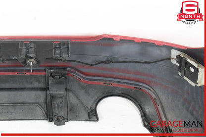 12-14 Mercedes W204 C250 Sport AMG Rear Bumper Cover Assembly Red OEM