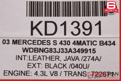 00-06 Mercedes S430 CL600 SL500 CLK500 Antenna Amplifier Booster Module Unit OEM