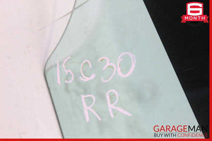 15-20 Mercedes W205 C300 350e C400 Rear Right Side Door Window Glass OEM