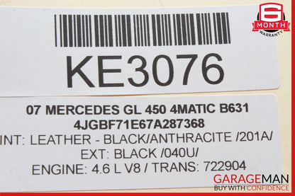 06-19 Mercedes X164 GL450 ML350 Rear Glass Windshield Wiper Motor 2518200042 OEM