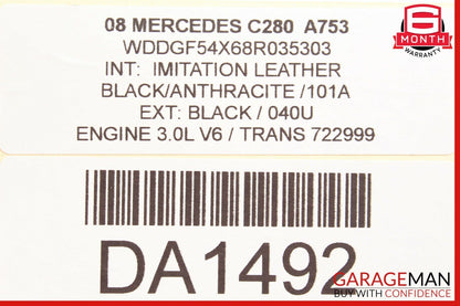 08-14 Mercedes W204 C280 C350 Rear Left Side Door Control Module 2048702326 OEM