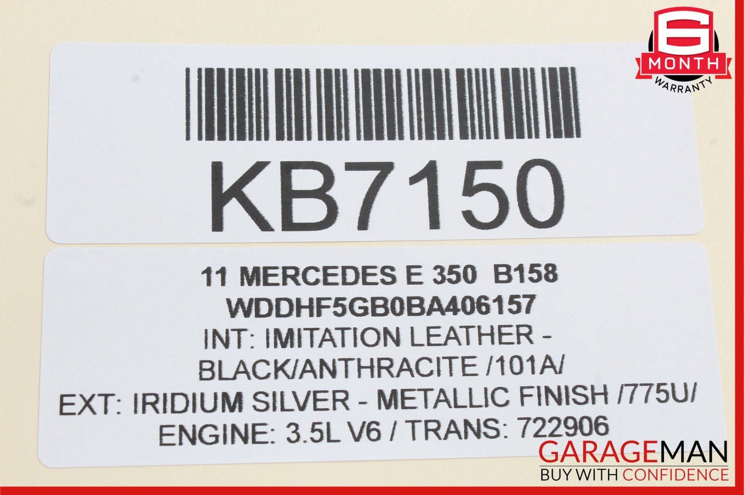10-18 Mercedes W212 E350 CLS350 Rear SAM Fuse Box Module Relay Assembly OEM
