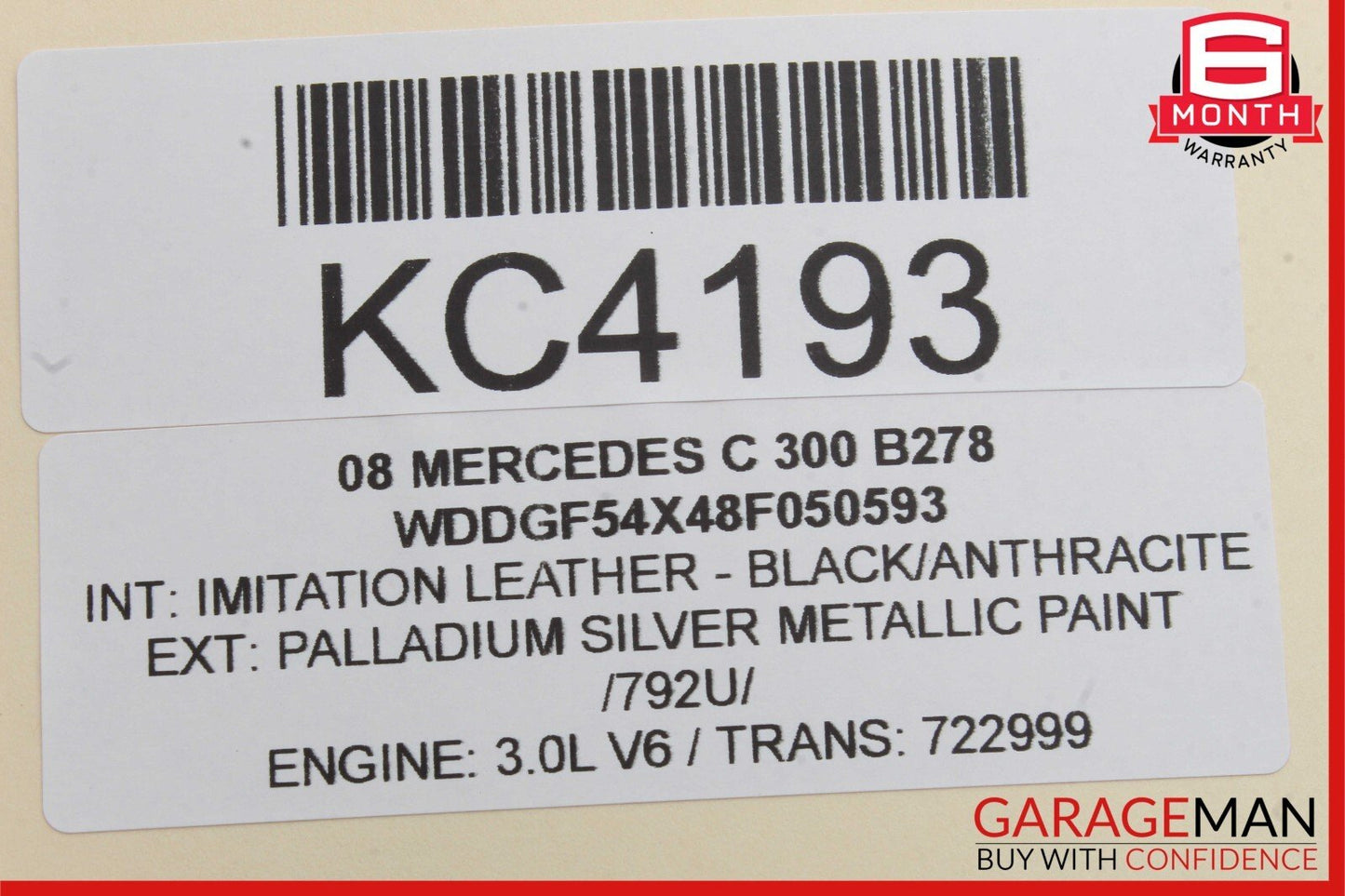 08-14 Mercedes W204 C300 C350 Rear Left Driver Side Door Lock Latch Actuator OEM