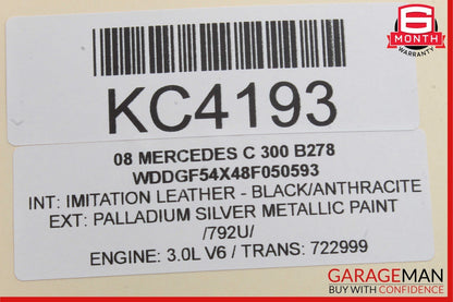 08-14 Mercedes W204 C300 C350 Rear Left Driver Side Door Lock Latch Actuator OEM