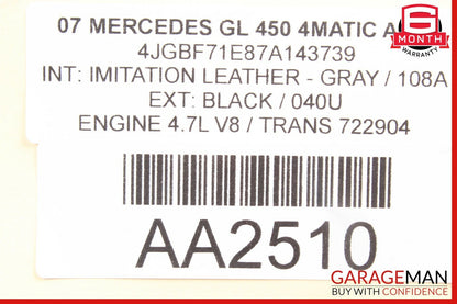 07-12 Mercedes X164 GL450 3rd Third Row Seat Power Folding Controller Module OEM