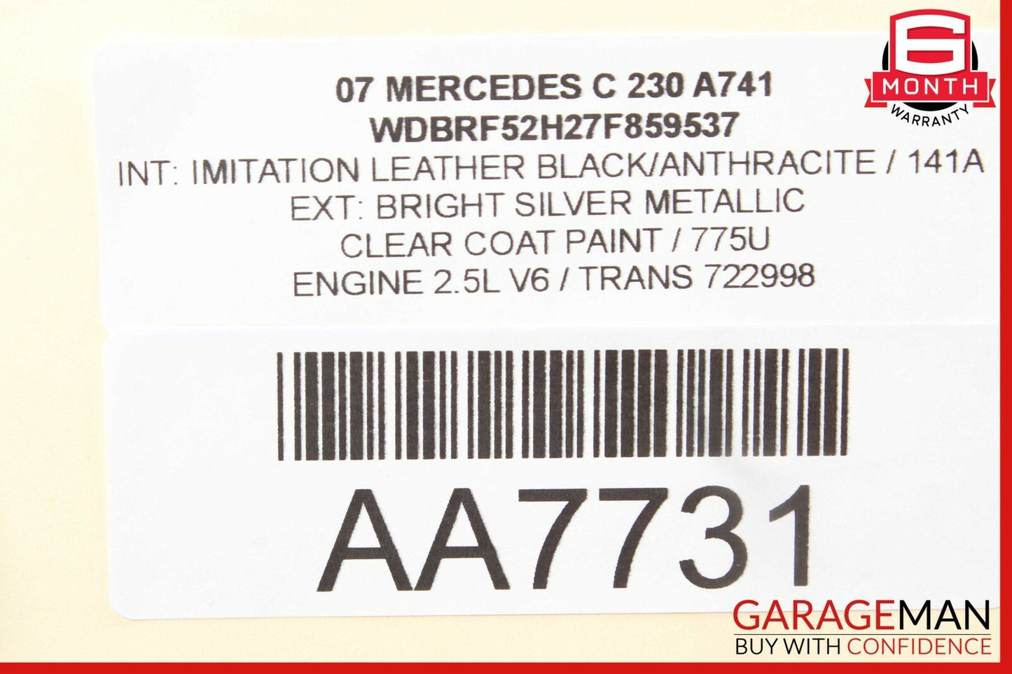 05-07 Mercedes W203 C230 C320 Dash Hazard Door Lock ESP Control Switch OEM