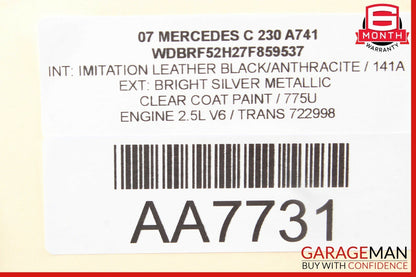 05-07 Mercedes W203 C230 C320 Dash Hazard Door Lock ESP Control Switch OEM