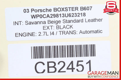 97-04 Porsche 986 Boxster Rear Right / Left Suspension Lower Control Arm