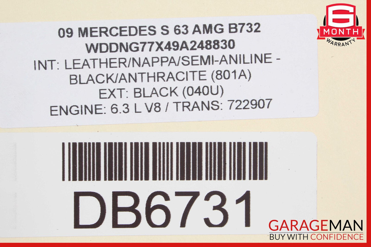 08-10 Mercedes W221 S63 Cooling Radiator A/C Condenser OEM