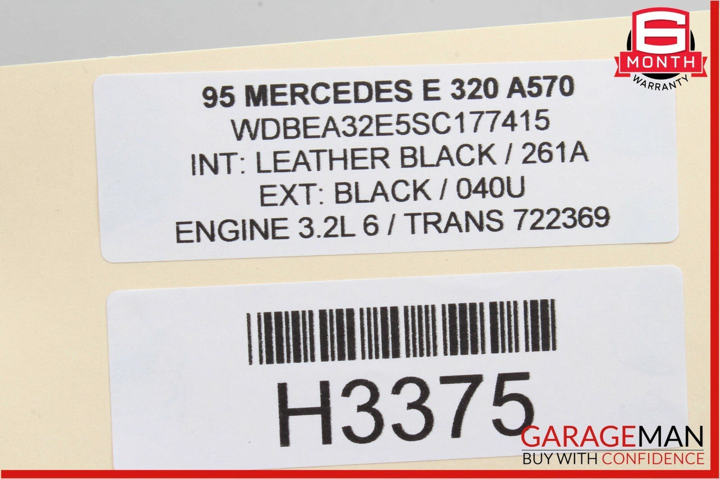 94-02 Mercedes W124 E320 Rear Right / Left Side Suspension Upper Control Arm