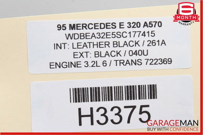 94-02 Mercedes W124 E320 Rear Right / Left Side Suspension Upper Control Arm