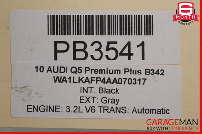 09-12 Audi Q5 3.2L 6-Speed Automatic Transmission Assembly OEM 110k