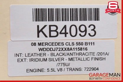 06-11 Mercedes W219 CLS550 CLS55 AMG Rear Left Driver Side Door Control Module