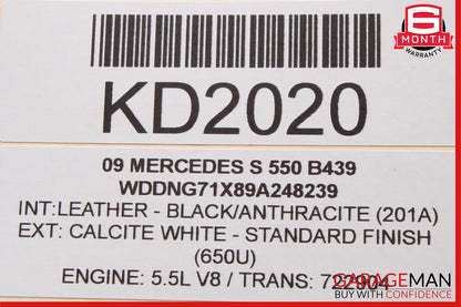 07-13 Mercedes W221 S550 S600 Front Right Side Door Control Module Unit OEM