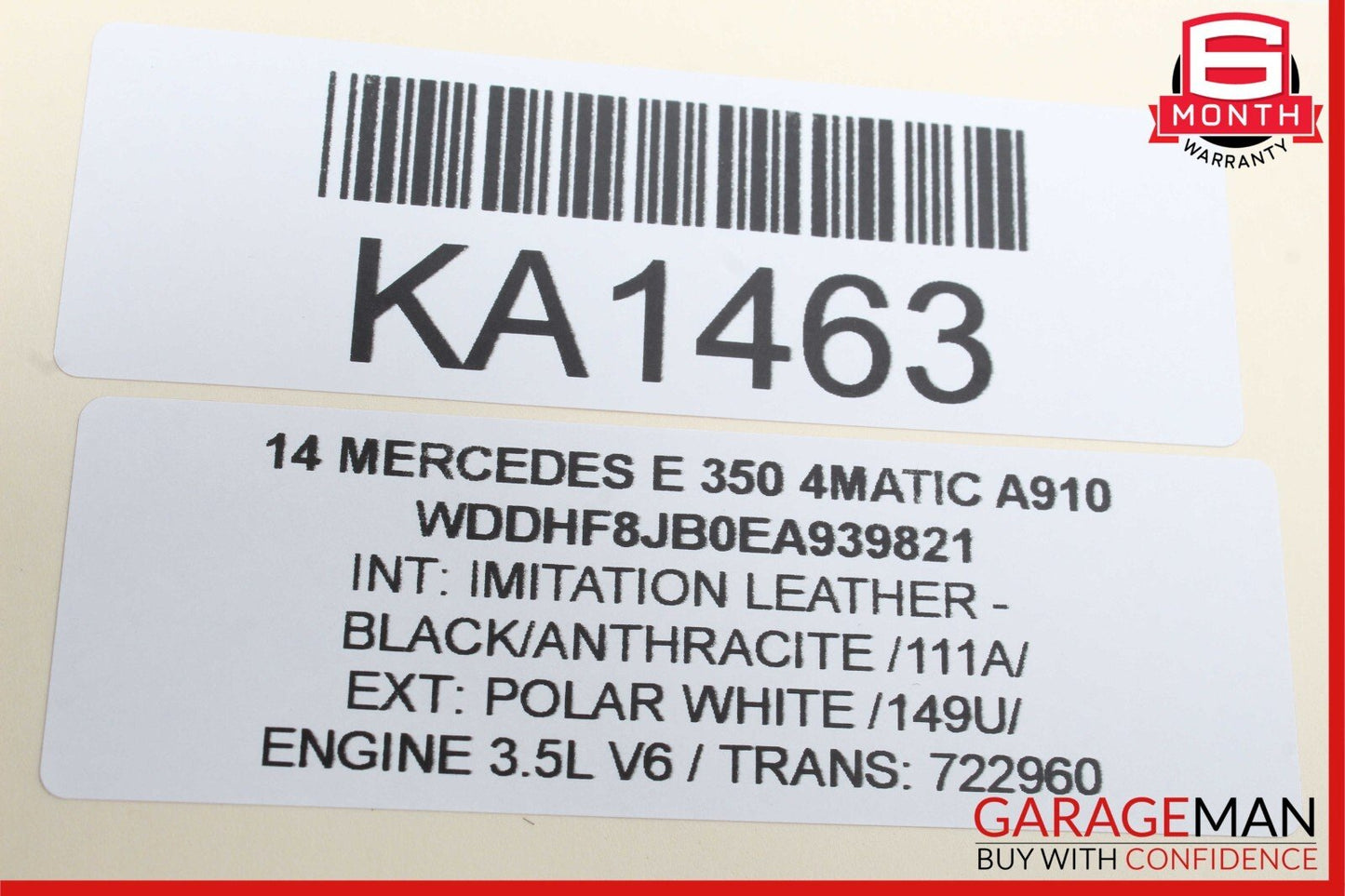 08-16 Mercedes W212 E350 Rear Left Door Lock Latch Actuator OEM