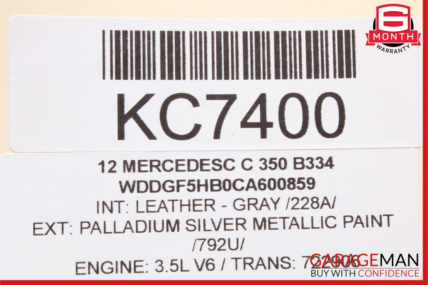 12-15 Mercedes W204 C350 GLK350 E350 ECU Engine Control Module Unit OEM
