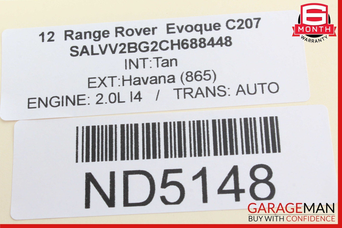 12-13 Range Rover Evoque Anti Theft Locking Control Module Unit BJ3219H440BG OEM
