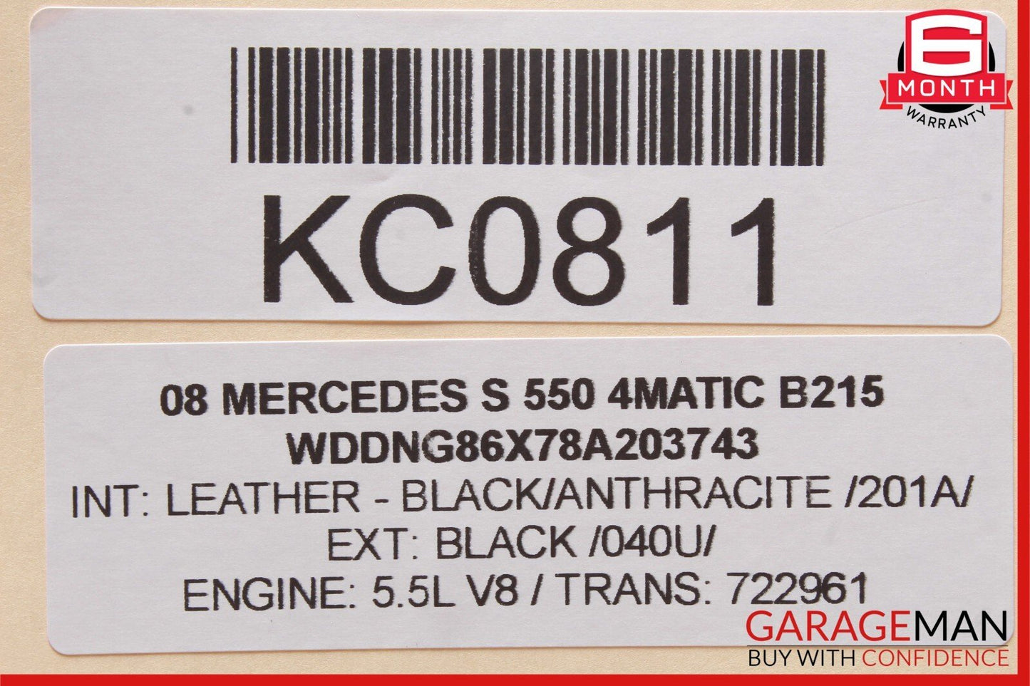 07-13 Mercedes W221 S550 4MATIC Front Left Side Door Control Controller Module