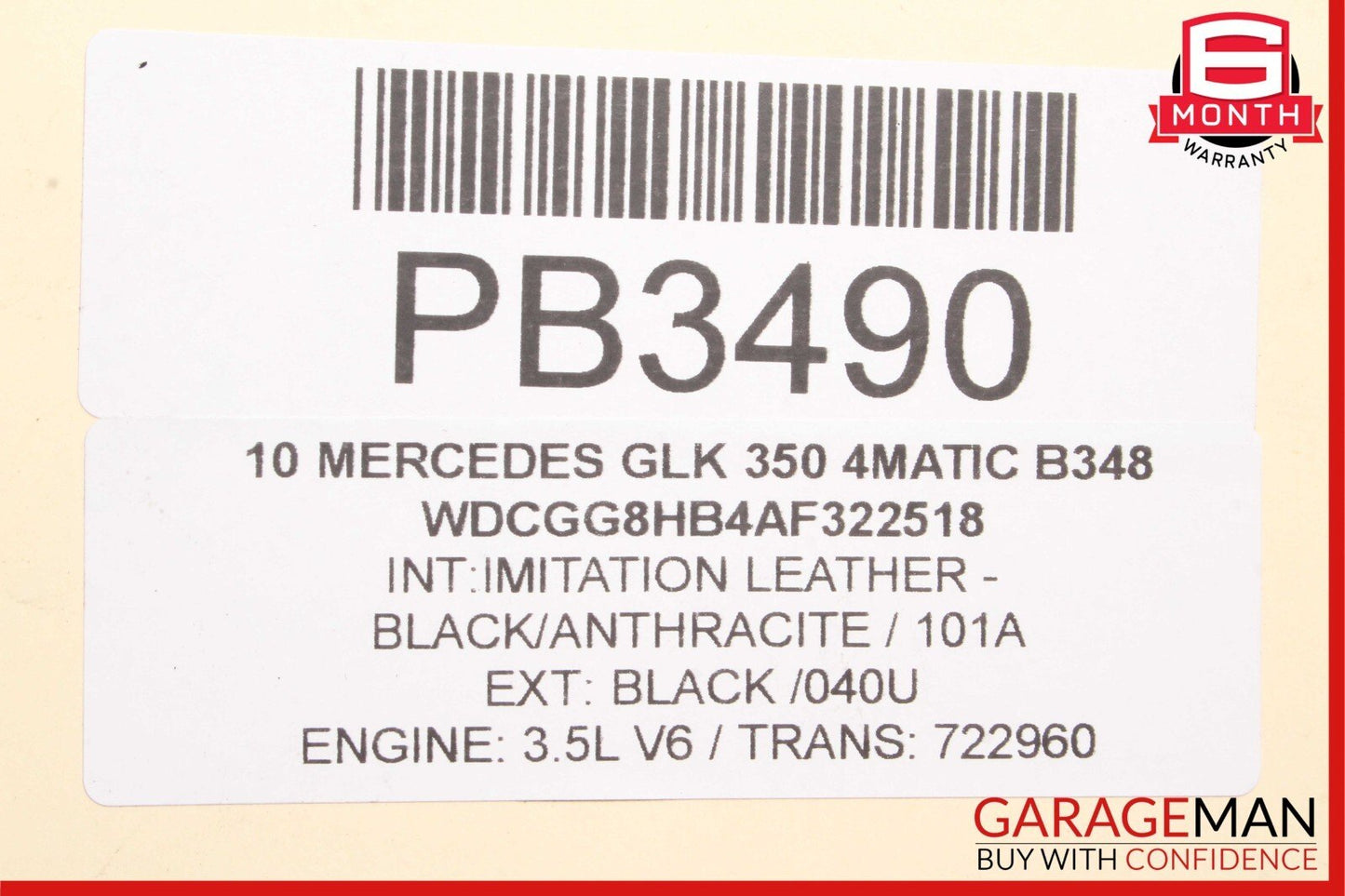 10-15 Mercedes X204 GLK350 Front Subframe Sub Frame Engine Crossmember Bar OEM