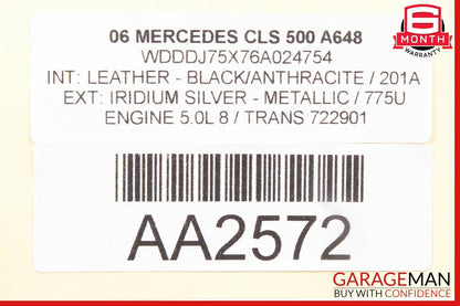 06-11 Mercedes W219 CLS500 CLS550 Rear Left Side Door Lock Latch Actuator