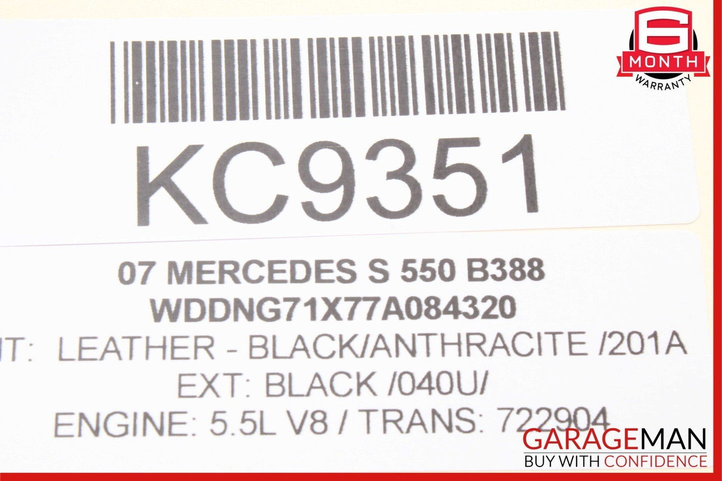 07-13 Mercedes W221 S550 CL550 Front Left Side Seat Control Switch Set Assembly