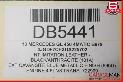 12-16 Mercedes X166 GL450 ML550 722.9 7G Automatic Transmission 722.909 OEM 170k