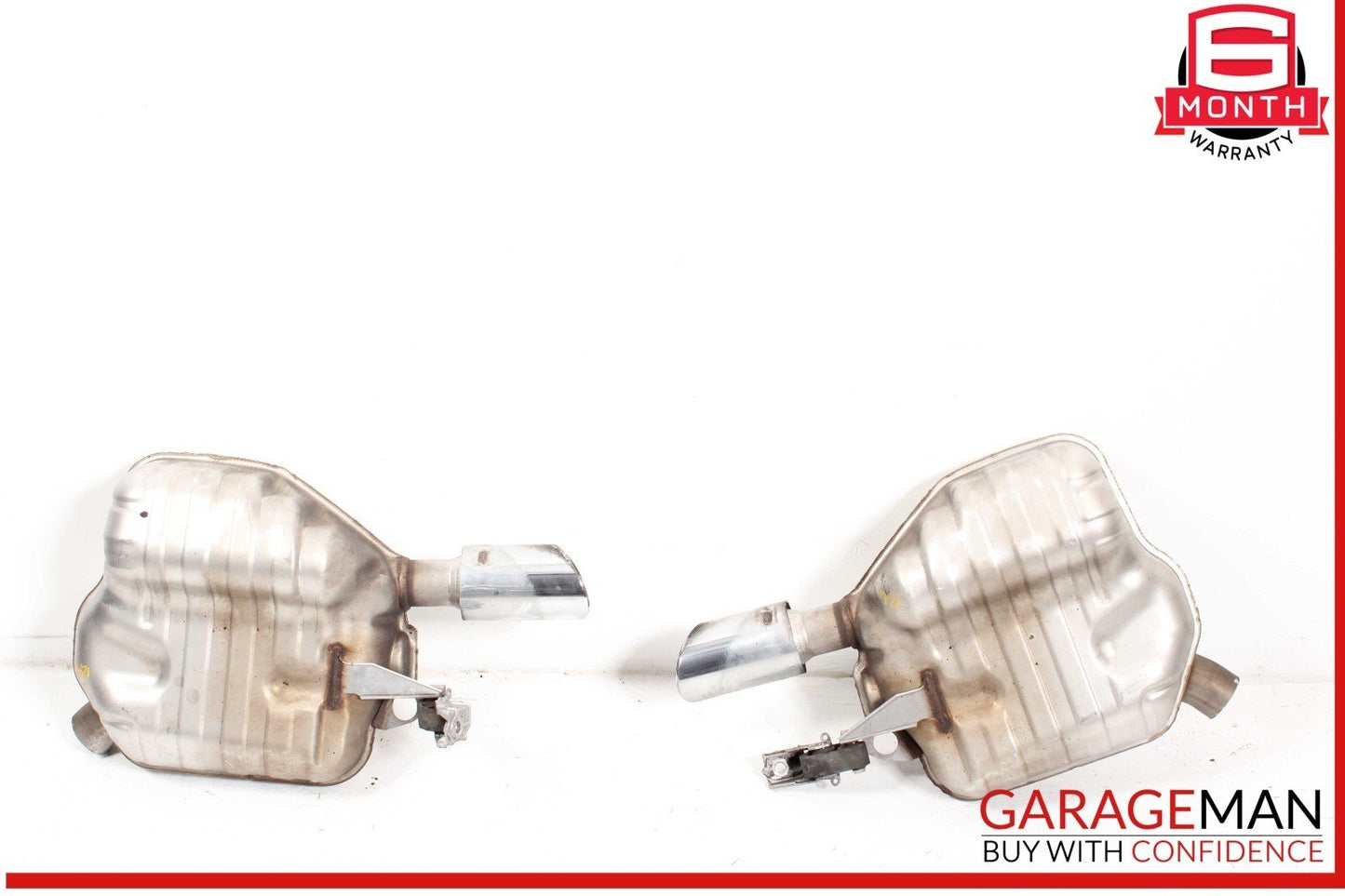 12-17 Audi A6 A7 Rear Left & Right Side Exhaust Muffler Tips Set of 2 Pc OEM