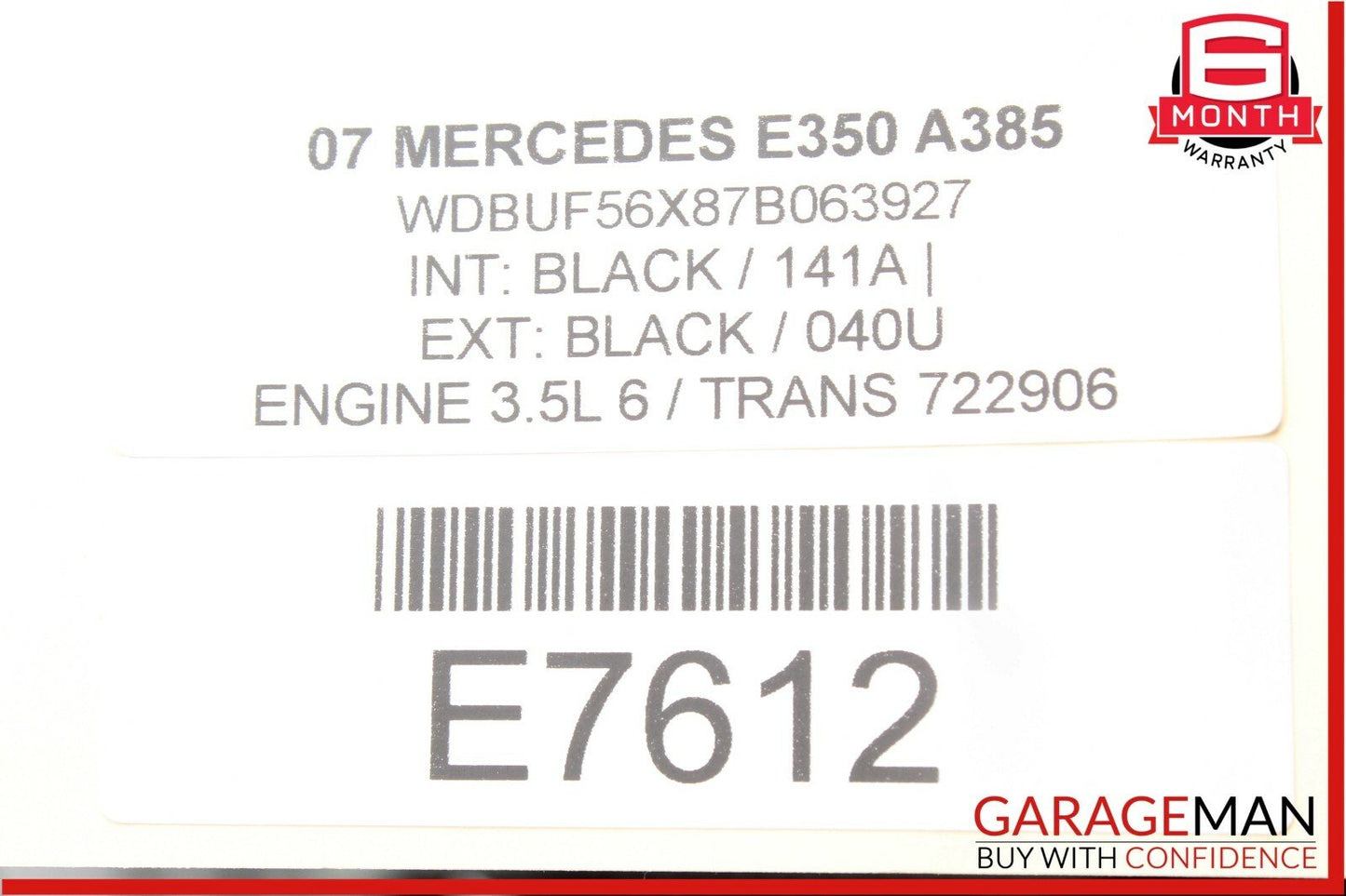 03-09 Mercedes W211 E350 Front Left Driver Side Door Lock Latch Actuator OEM
