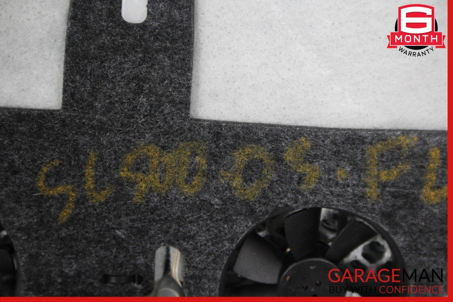 07-14 Mercedes W216 CL550 Front Right Top Upper Seat Cushion Cover Brown